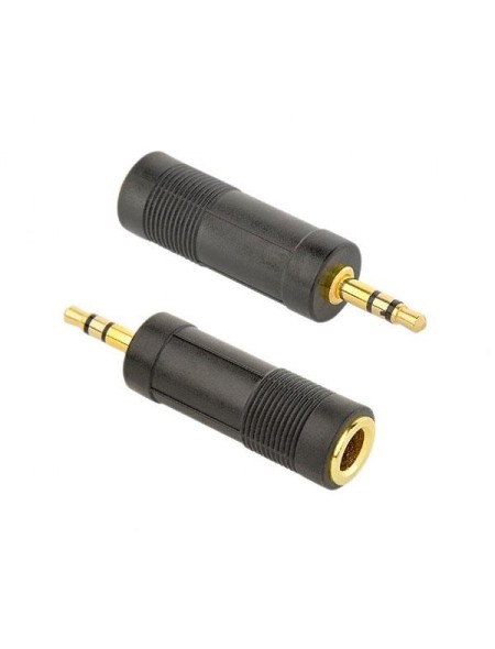 Adaptador audio estereo Jack 3.5mm Macho a Jack 6.3mm Hembra / Cablexpert  A-6.35f-3.5m