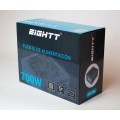 Fuente alimentacion ATX 700w Eightt Eps700 / Fan 120mm / 14db / 1x Eps / 12v 4 Pines / 4xSata / Pcie 6+2 / 2xIde / Negra EPS700