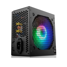 Fuente alimentacion ATX 700W Darkflash Aigo Warrior AK700 / RGB / Fan 12cm / Negra