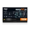 Fuente alimentacion ATX 700W Darkflash Aigo Warrior AK700 / RGB / Fan 12cm / Negra
