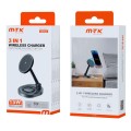 Cargador Inalámbrico QI 3 EN 1 / 15W / TA0436 / Negro / Mtk / 0054362