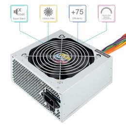 Fuente alimentacion ATX 500w Tooq Apolo / PFC Activo / ATX 1.3 / TQAPOLO-500SP