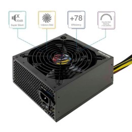 Fuente alimentacion ATX 700w Tooq Apolo / PFC Activo / ATX 2.3 / Negra / TQAPOLO-700SP